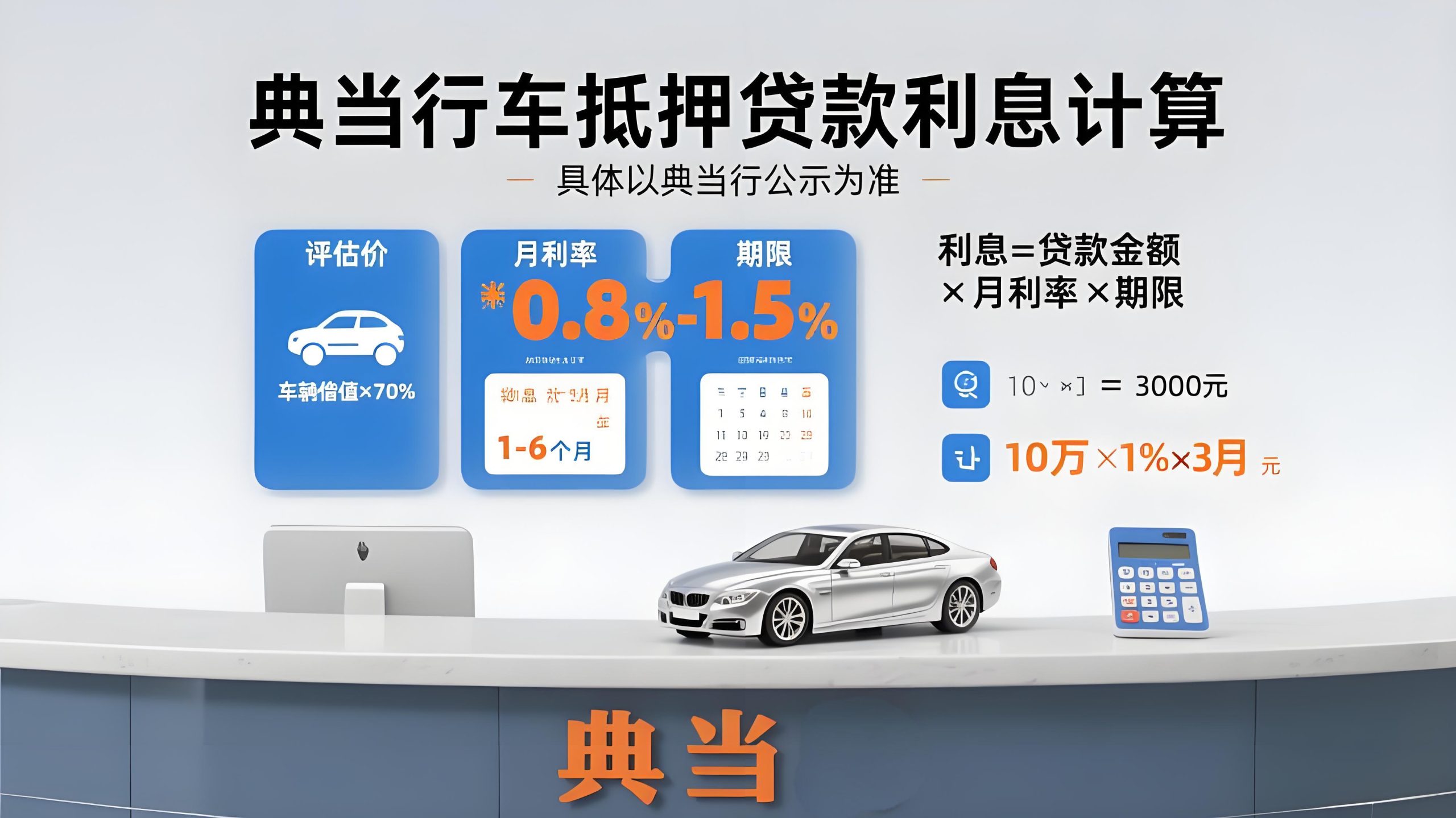 典當行車抵押貸款利息怎么算(銀行車抵押貸款利率是多少)？ (http://m.tony-an.com/) 知識問答 第1張